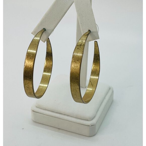 Copper Hoop Earrings, Boho Vacation Minimal - Picture 3 of 4